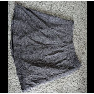 Ann Taylor LOFT size 0P skater/circle skirt gray speckle